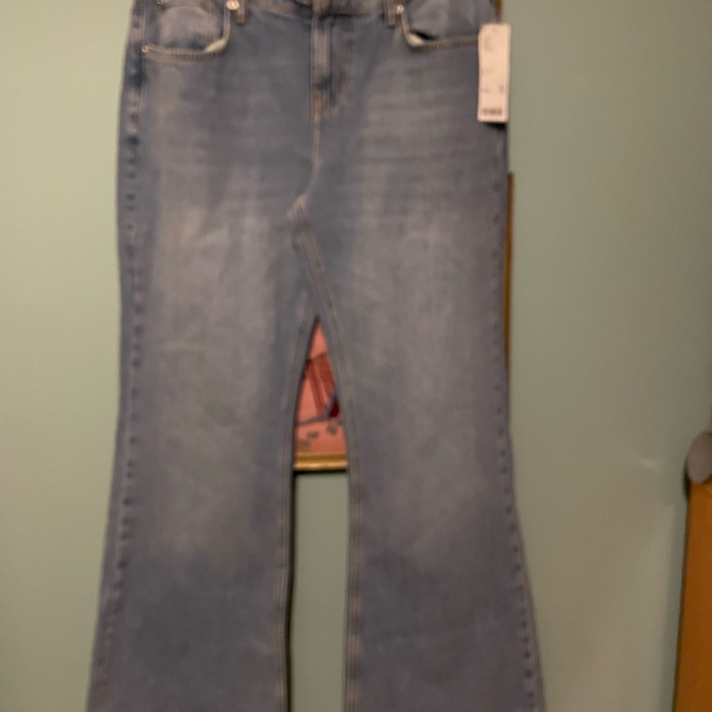 BDG Light Blue Wide Leg Jeans